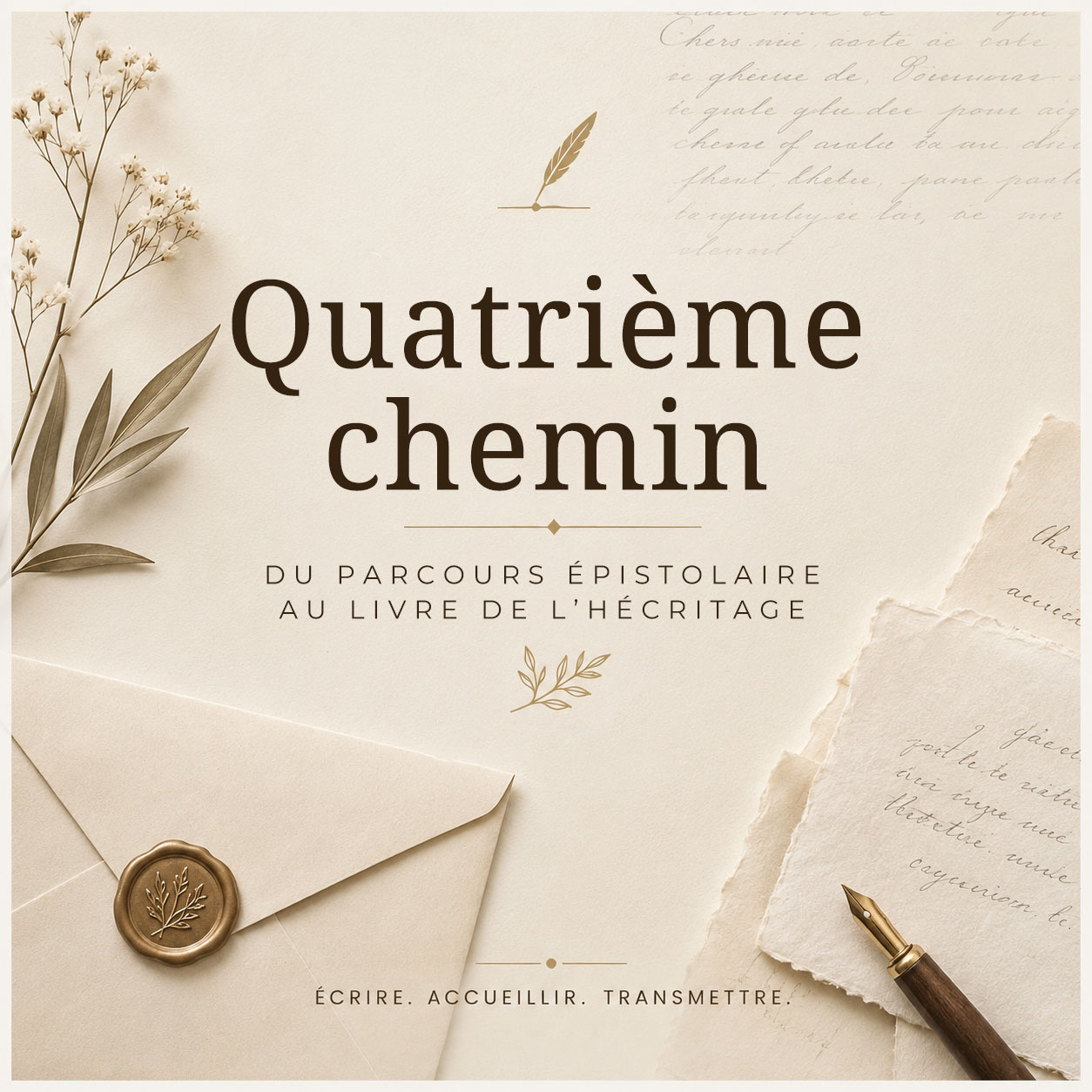 Du parcours épistolaire au Livre de L'Hécritage